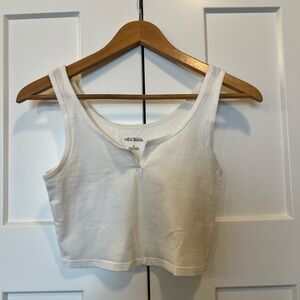 Wild Fable Cream Crop Top